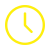 ícone de um relógio, em amarelo